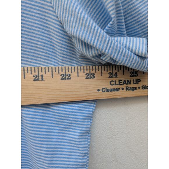 Vineyard Vines Island Men's Polo Shirt Blue Striped Pima Cotton GOLF Beach XL - Picture 6 of 10